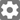 white gear icon